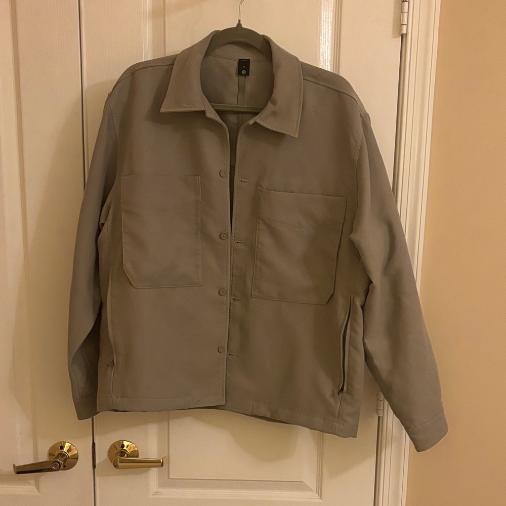 lululemon athletica Men's Beige Shirt Jacket
